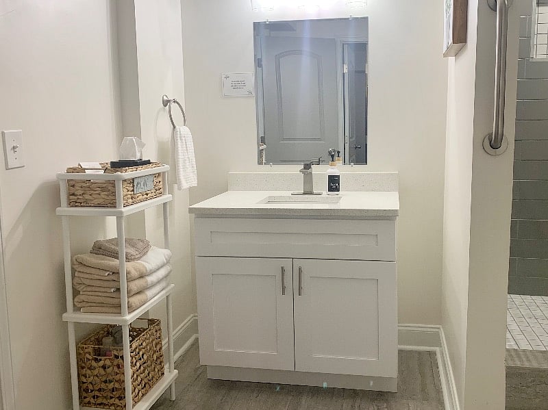 Shared bathroom