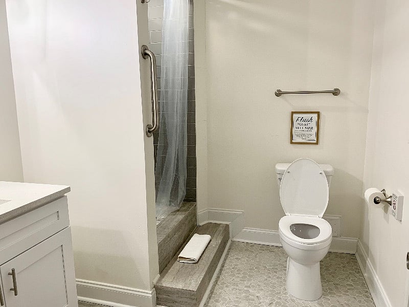 Shared bathroom