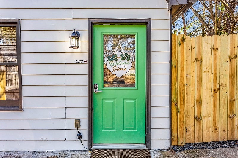 Welcome to the Green Door w/ Private Backyard Area