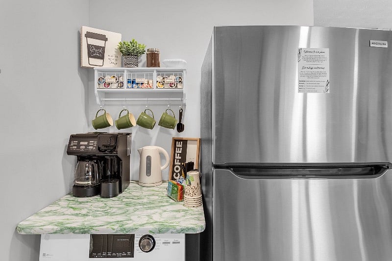 Fully equipped Coffee and Tea Station!