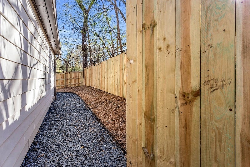 Private Backyard Area
Lighted Fence