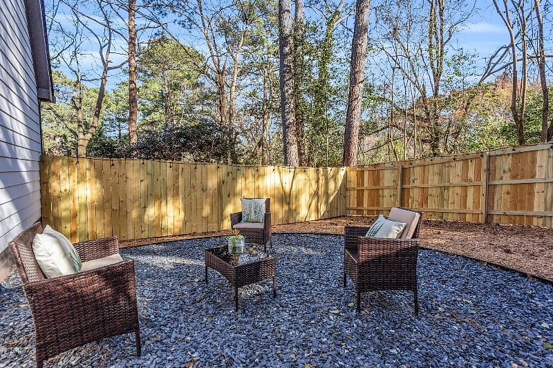 Cozy, Private Backyard Area