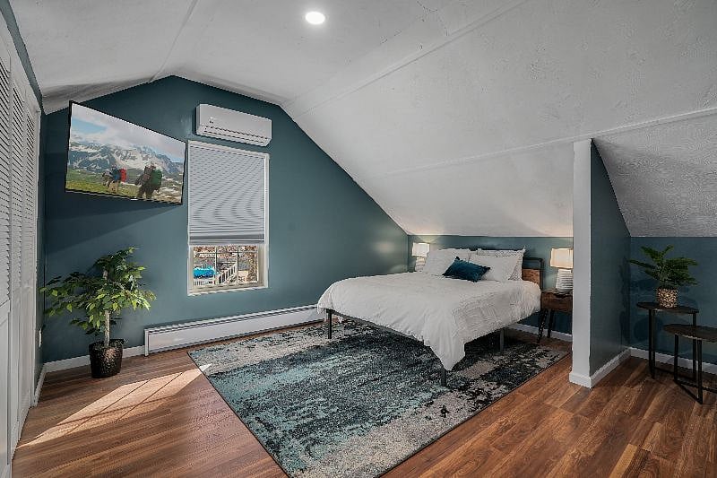 Settle in to this queen bed loft living