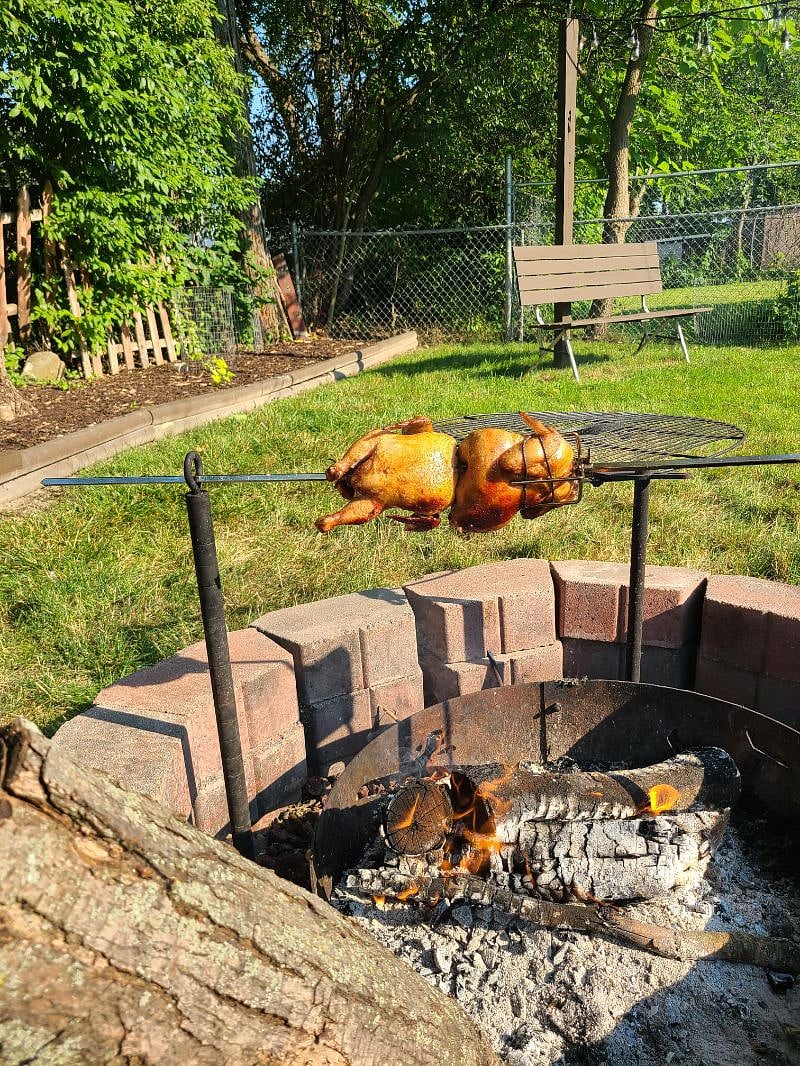 FirePit with Rotisserie