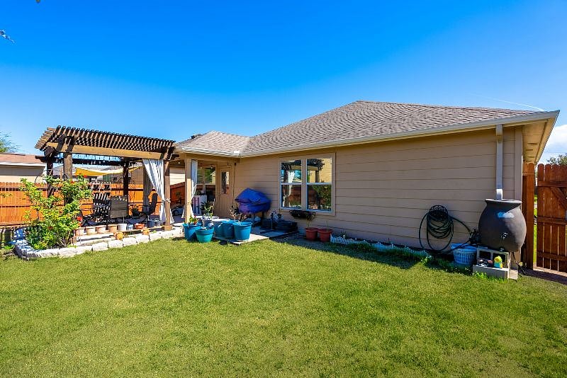 Backyard ideal for BBQing