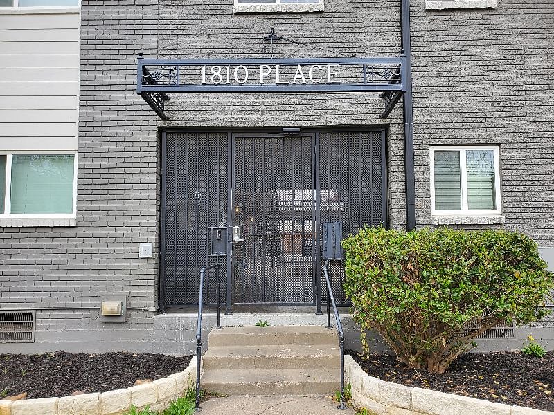 Gated entry for added security.