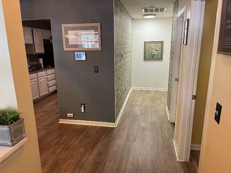 - Front Entrance View With Washer Dryer Hallway  -