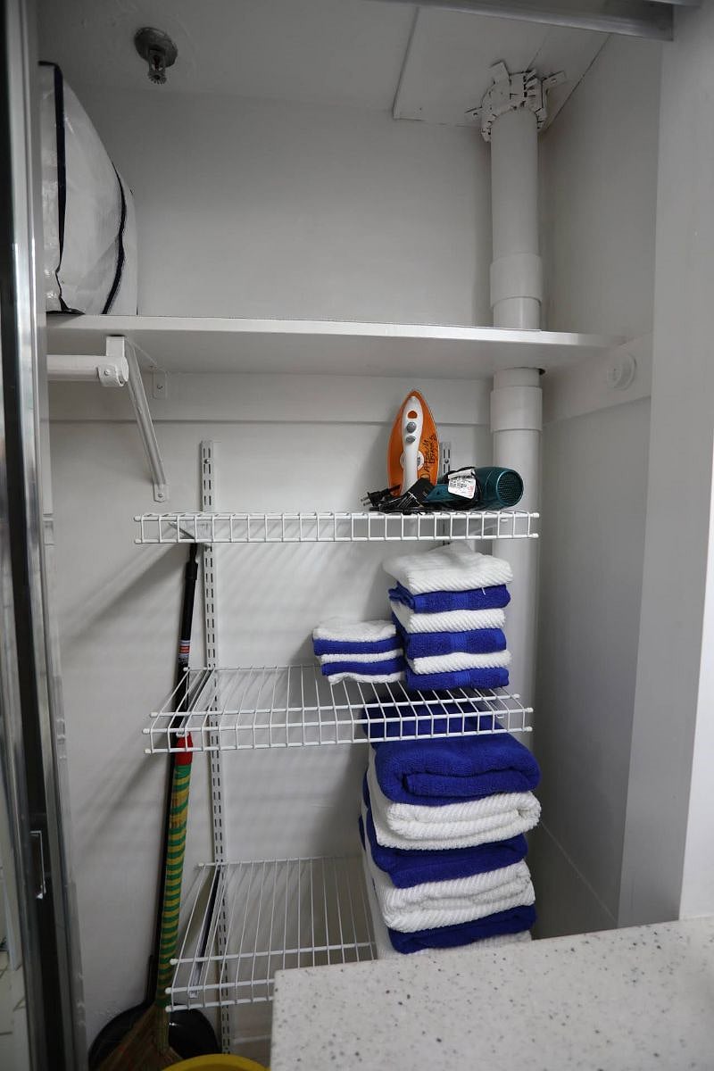 611 Spacious Closet for your clothes and storing your belongings.
