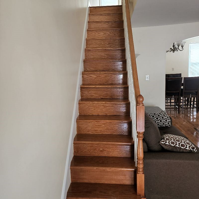 Stairway for upstairs and downstairs