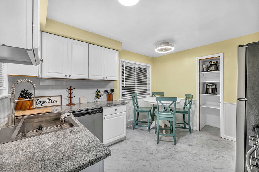 Kitchen and Eating Area.