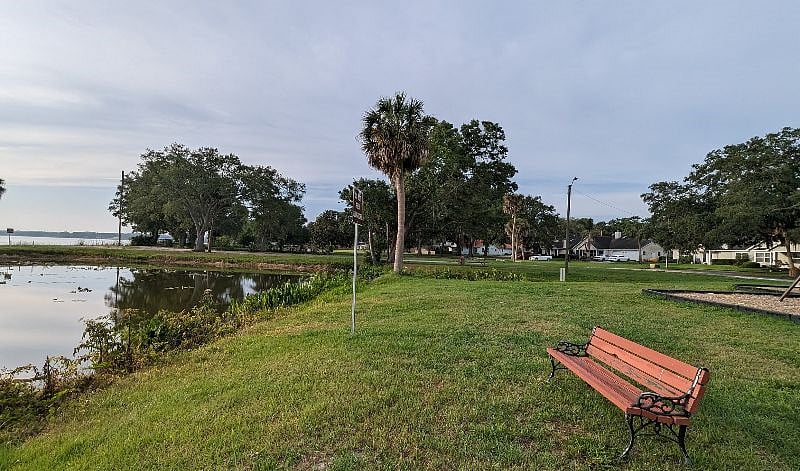 Lakefront seating is around the corner
