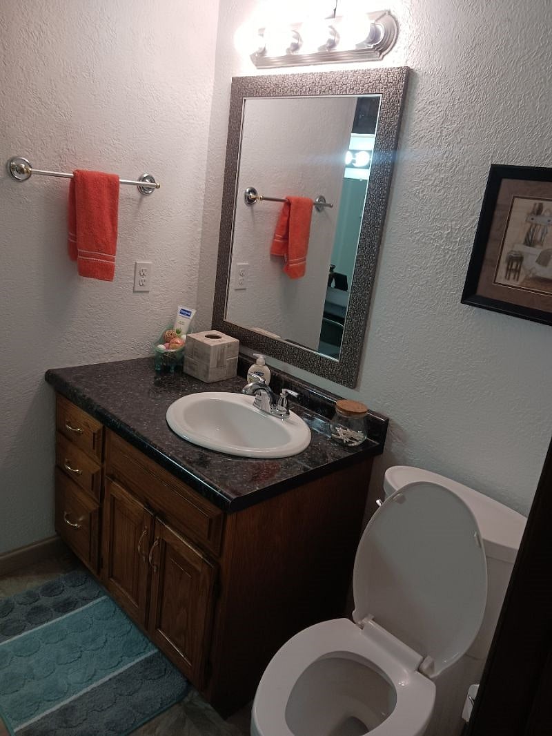 Bathroom sink.