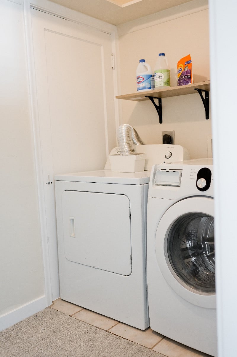 Washer & dryer have recently been replaced with brand new front loaders (this pic shows the old appliances).