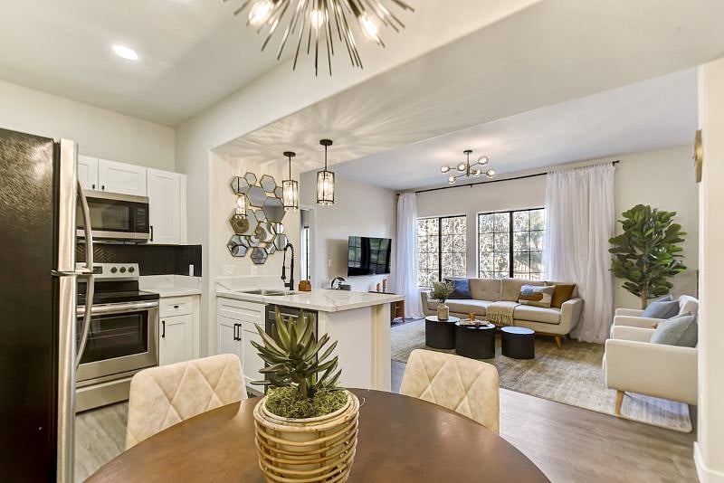 Experience the ultimate in comfort and style with our meticulously designed furnishings, staged by the experts at Utopia Home Staging as seen on HGTV