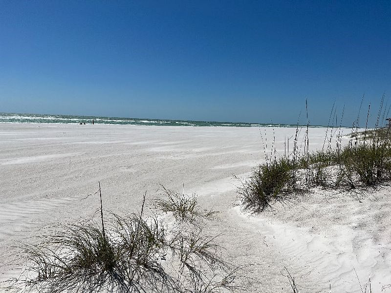 Beautiful white sand beaches. 