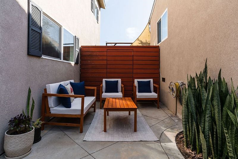 private front patio