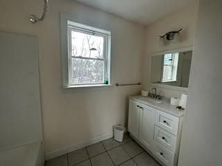 Private Bathroom: Full sink and large linen closet. Some bath, hand and face towels provided.