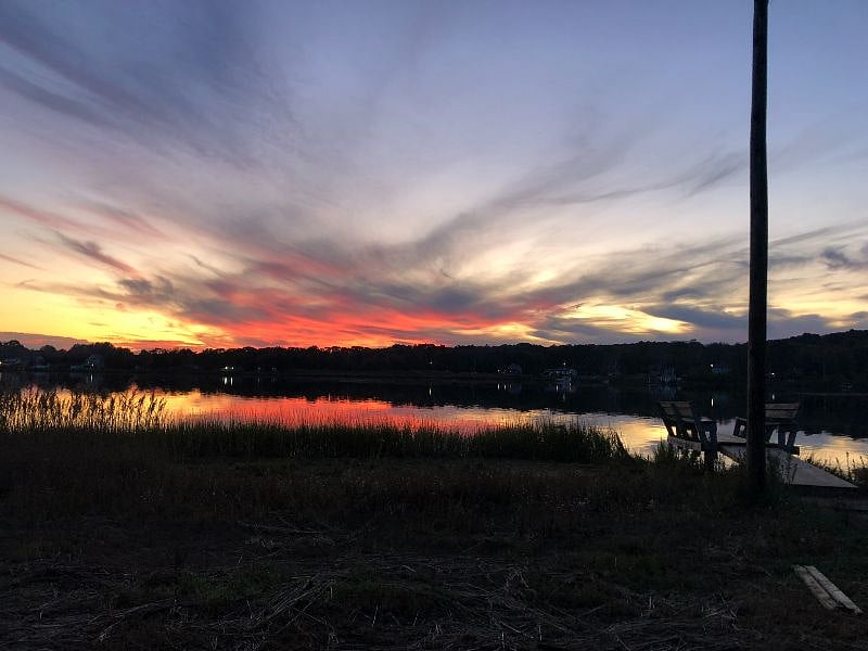 Waterfront is appx 500' from property. 