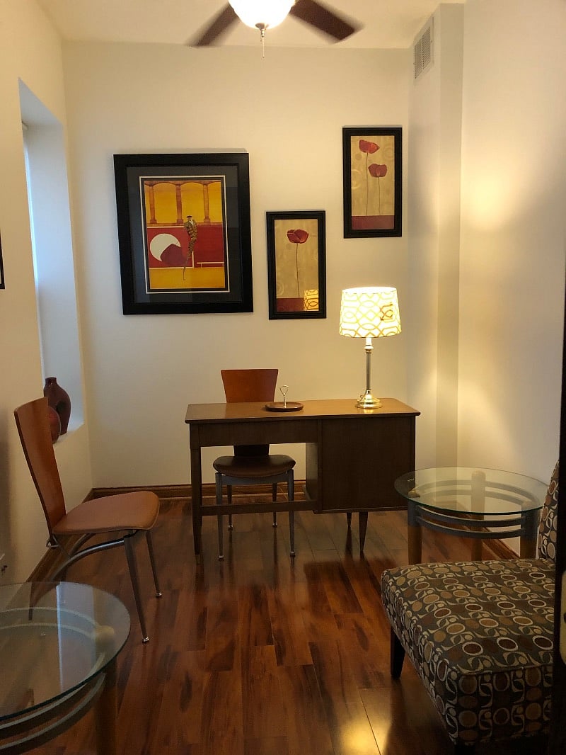 This is bedroom #3 which was converted to an office.