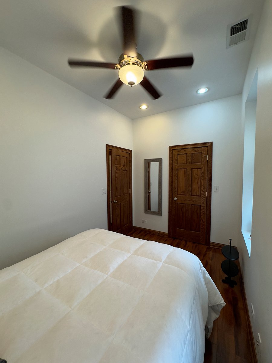 Bedroom #3 has a queen size bed. This room can be converted to an office. See next pics.