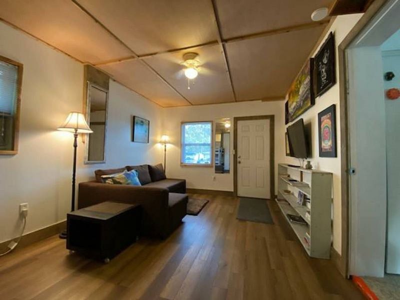 Bonus unit with streaming TV, bunk beds, foldout couch washer/dryer and private full bathroom.