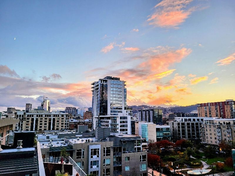 Watch the sunrise or sunset from the 8th floor balcony, right outside your bedroom.