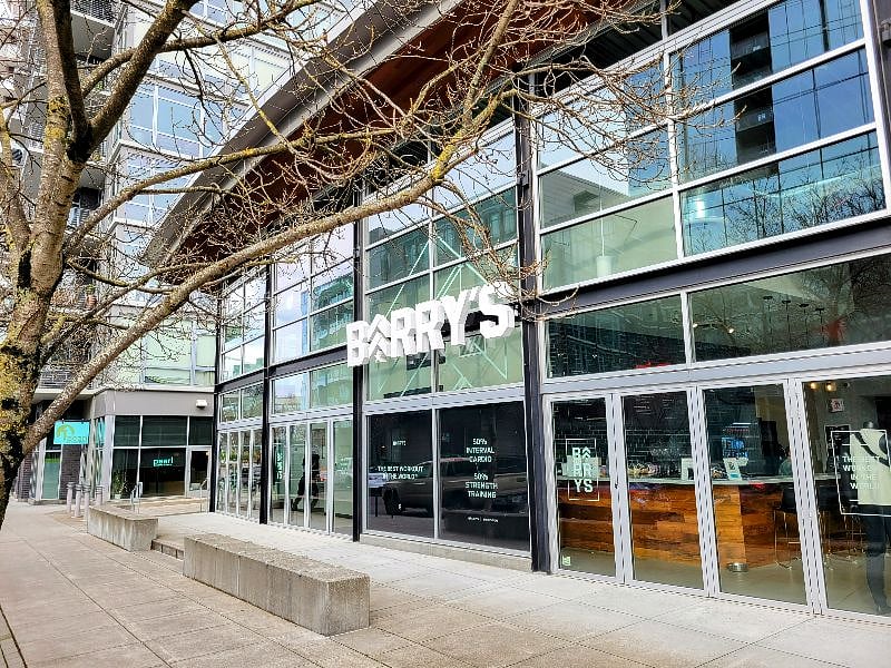 Want to burn a quick 1,000 calories? Barry's Portland is located in the courtyard (sorry, it still costs!).