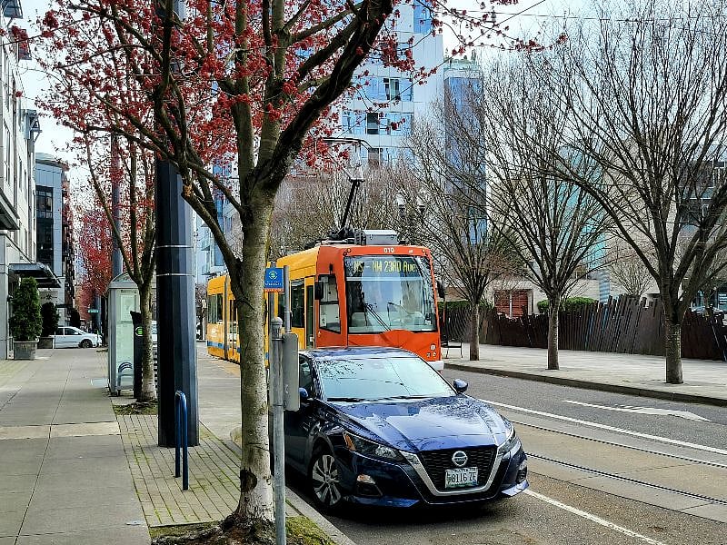 Catch the streetcar at nearby stops for easy access to other areas of Portland.