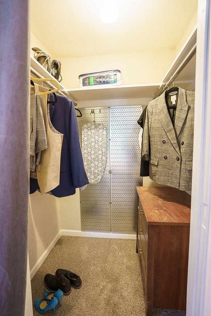 Walk-in closet with loads of room