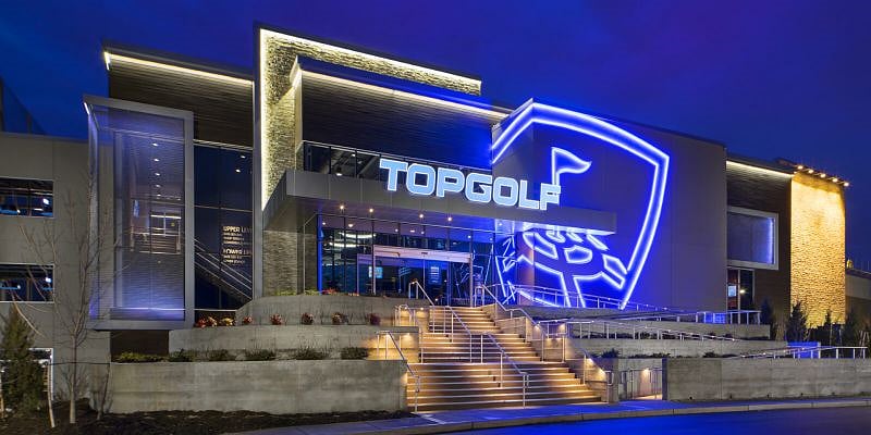 25 minutes away from Topgolf, a high-tech driving range & swanky lounge with drinks & games.