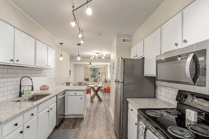 spacious kitchen