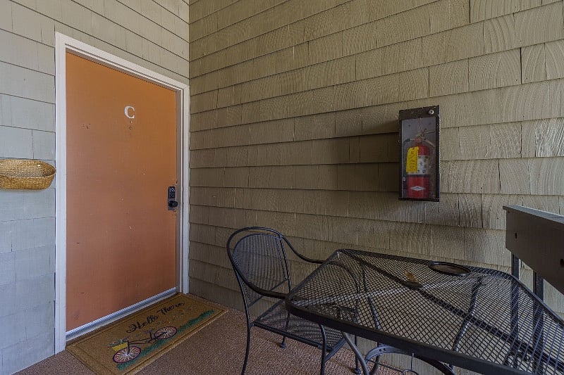 front door

