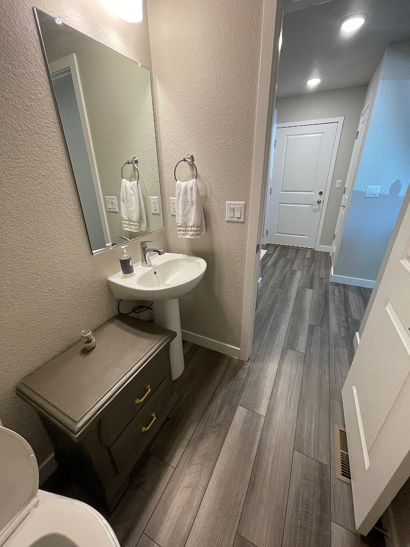 Downstairs shared bathroom