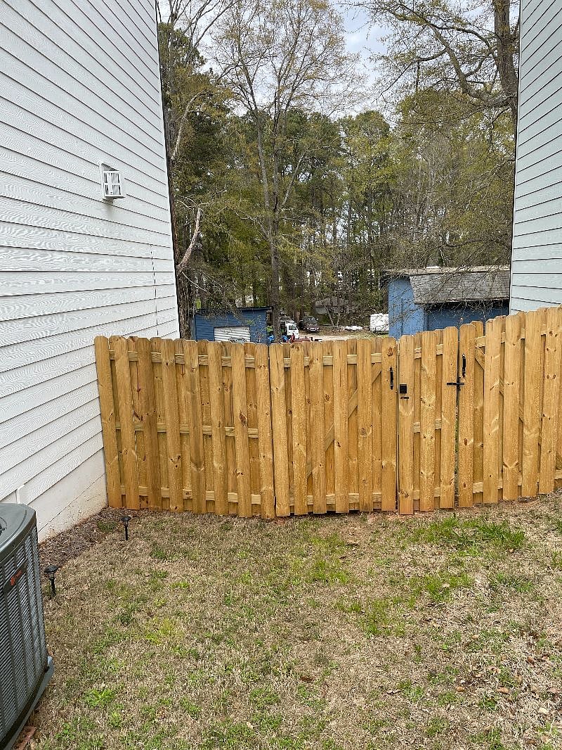 Gate to private entrance.