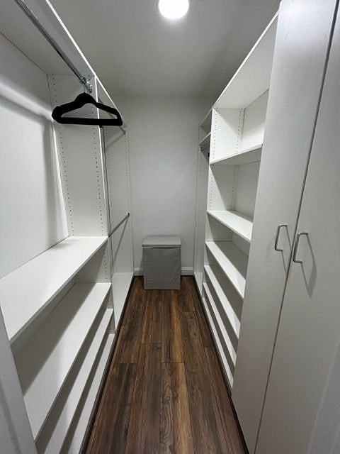 Walk in closet in Master Bedroom