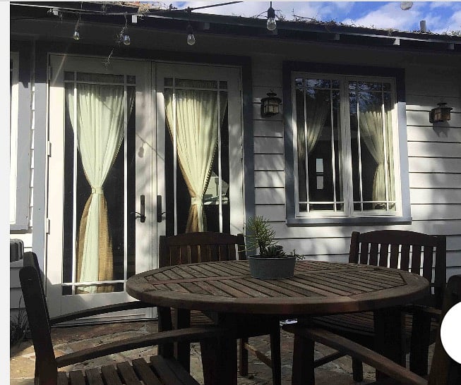 Shared outdoor space.