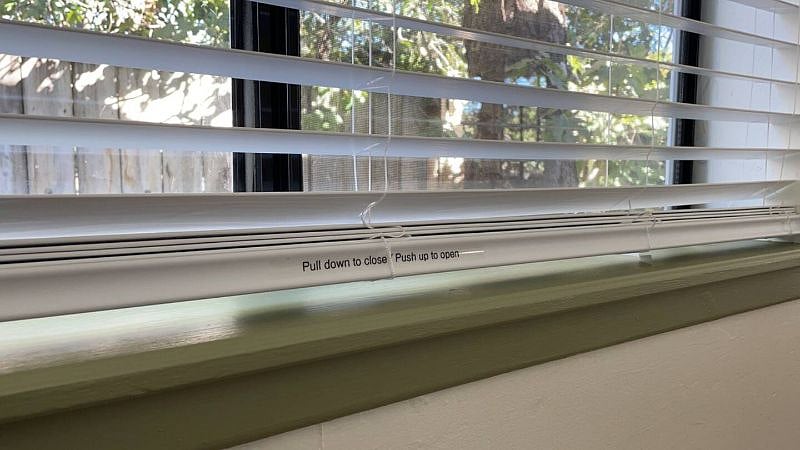 Labeled blinds because who needs to struggle?