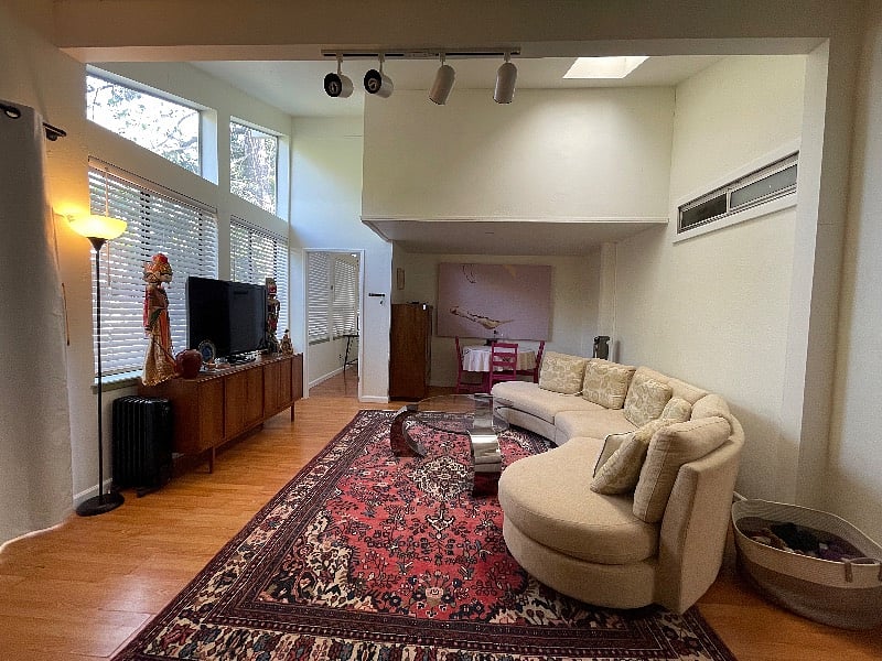 Ample seating for everyone in the house, we use this room for work, playing music, watching films or vibing out.