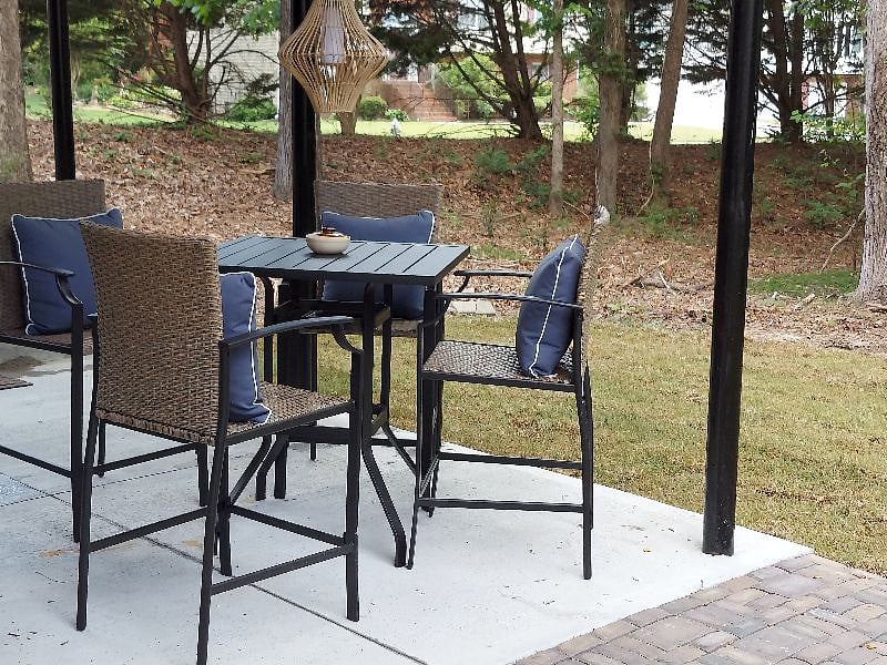 The Outdoor Living/Dining Space.