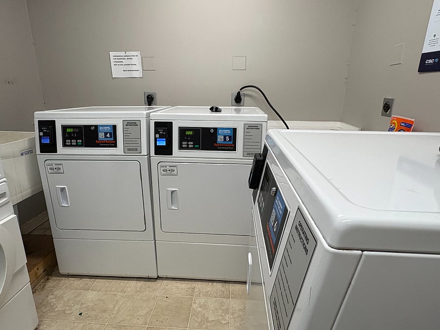 Pico Community laundry room. Card Operated.