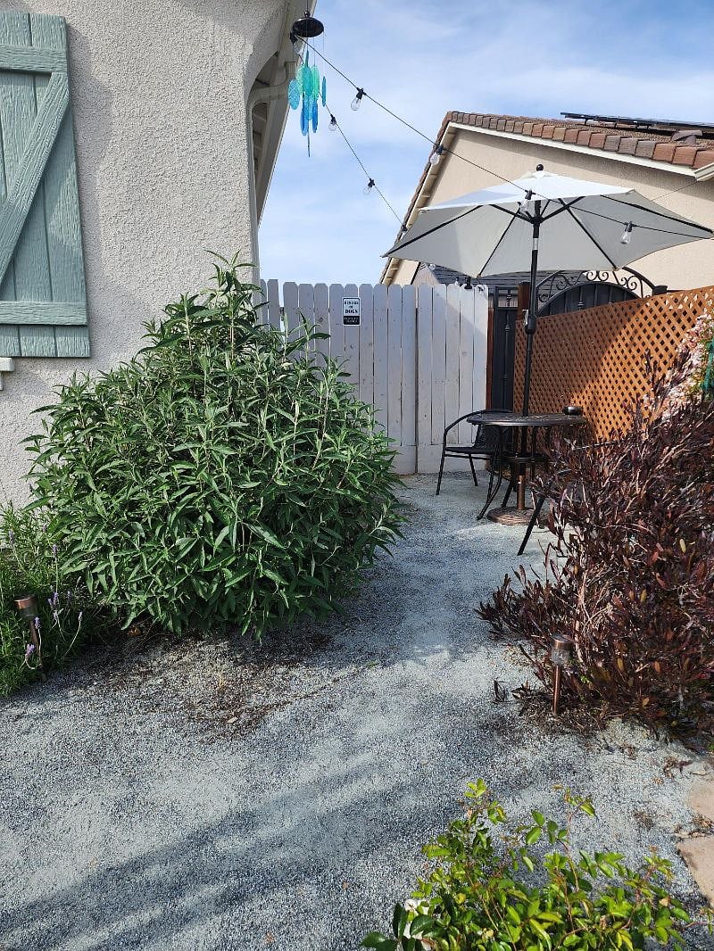 Your private patio awaits...