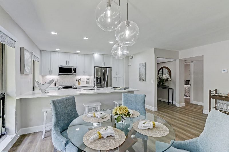 Home has all new flooring and all light fixtures are LED