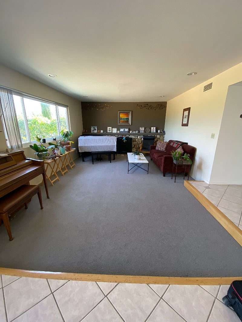 The Living Room, off limits at times. We can talk about it!