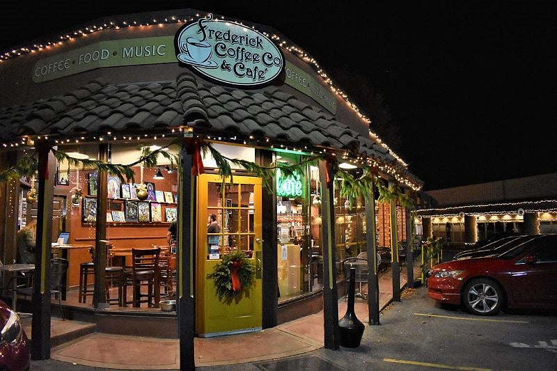 Cozy up here with some live music and a cup of Jo!