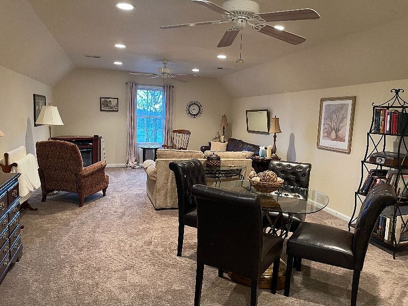 Recline in the easy chair at the end of a long evening. Or snuggle in on the down leather sofa or the down filled loveseat.