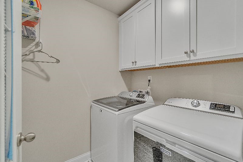 Laundry room located upstairs