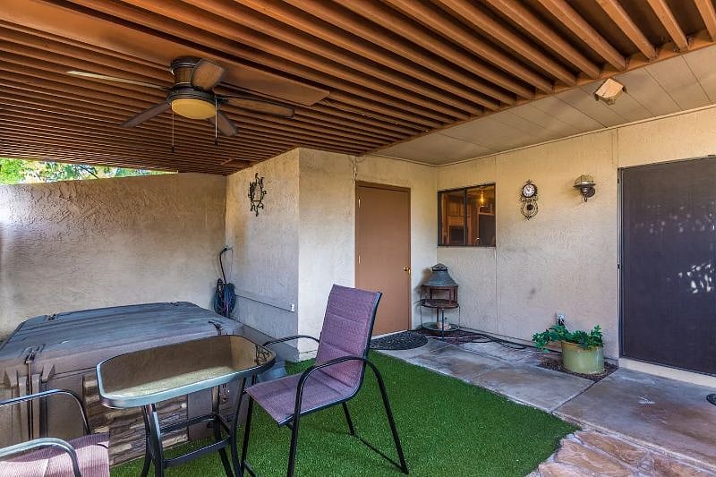 Patio and Laundry Room