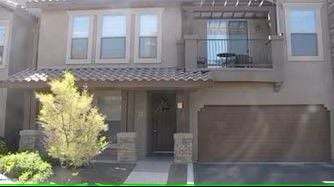 Front of unit.  Attached 2 car garage.Living 