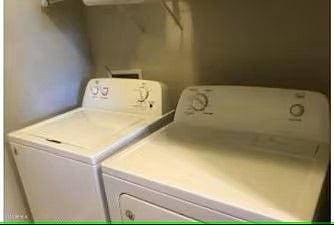 In unit washer and dryer