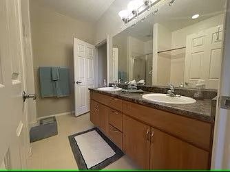Master bathroom.  One of 2 bathrooms.